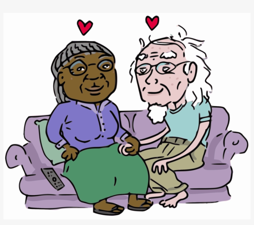Computer Icons Old Age Download Document - Old Couple Clipart Transparent, transparent png download