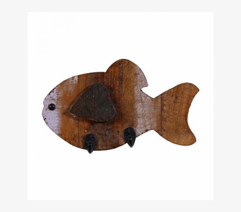 "reclaimed Wood-made Fish" Hook - Electric Ray, transparent png download
