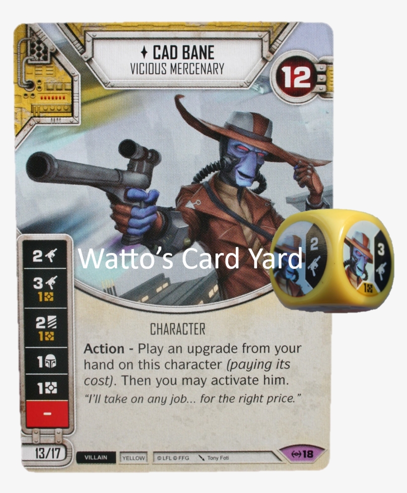 Cad Bane, Vicious Mercenary - Cad Bane, transparent png download