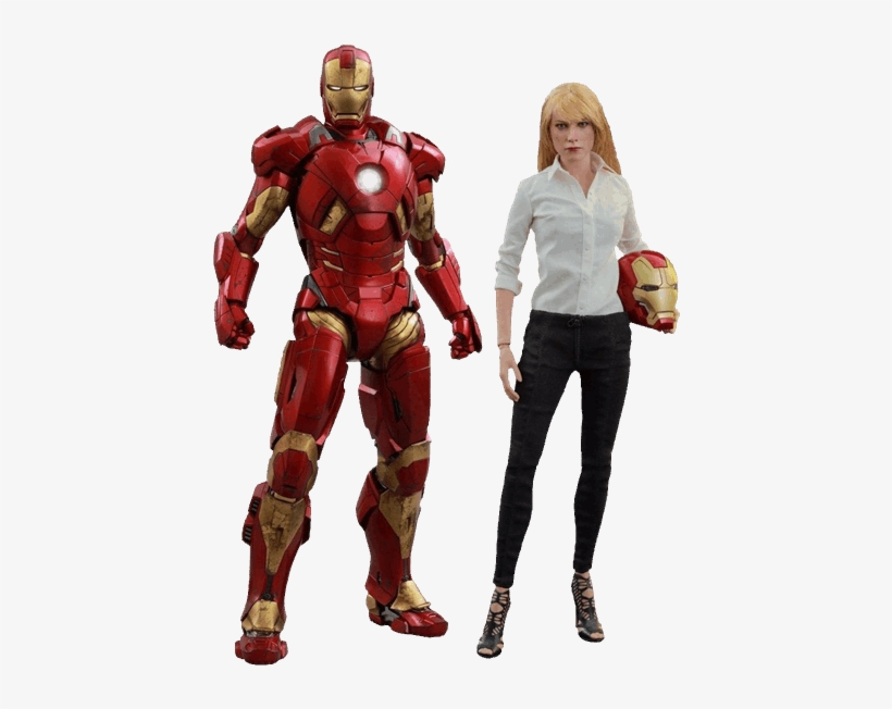 Iron Man - Pepper Potts Hot Toys Mark Ix, transparent png download