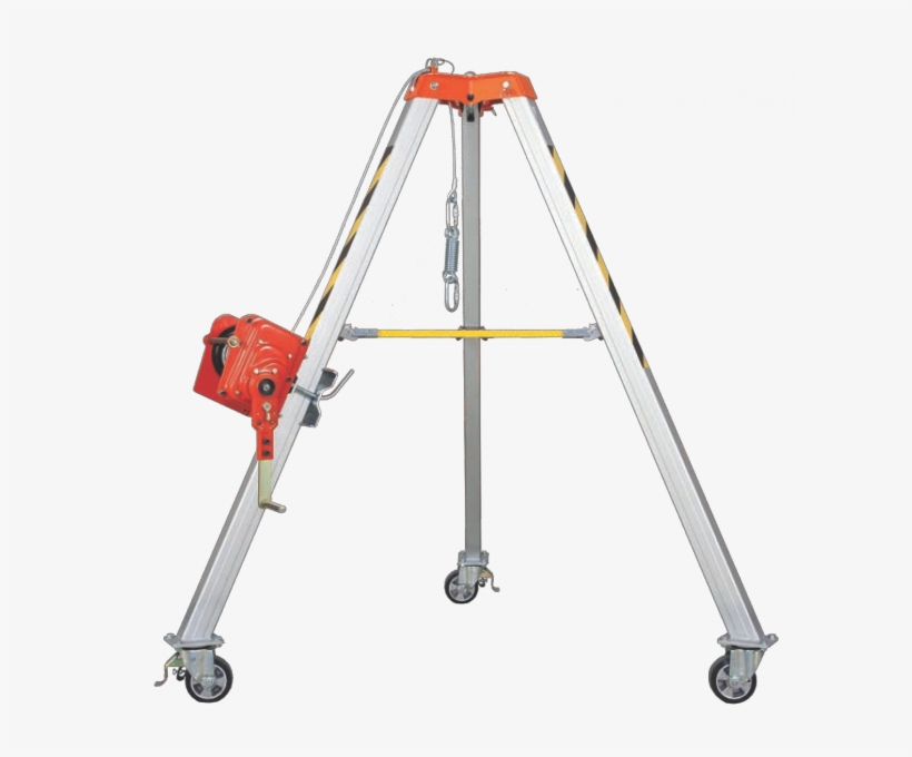 Mobile Tripod With Integrated Pulley - Trepied De Levage, transparent png download