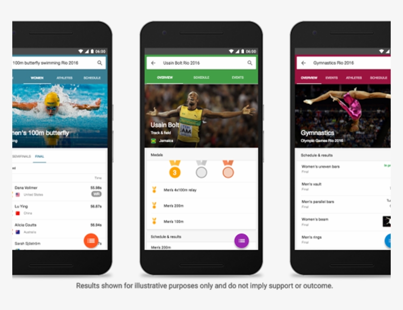 Tech Giants Take Over The 2016 Olympics, Here's What - Rio Olympics Mobile App, transparent png download