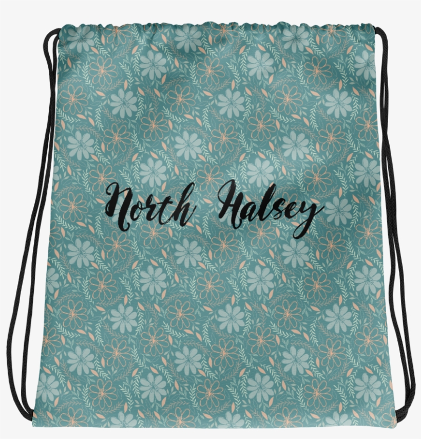 Flower Power Drawstring Bag - Rose Gold Drawstring Bag, transparent png download