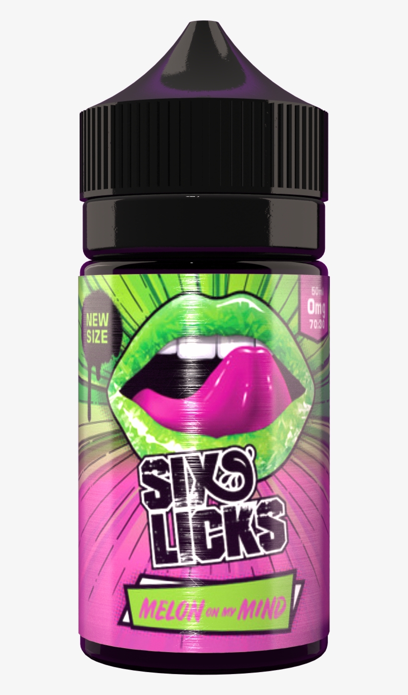 Six Licks 50ml Melon On My Mind - Six Licks Bite The Bullet, transparent png download