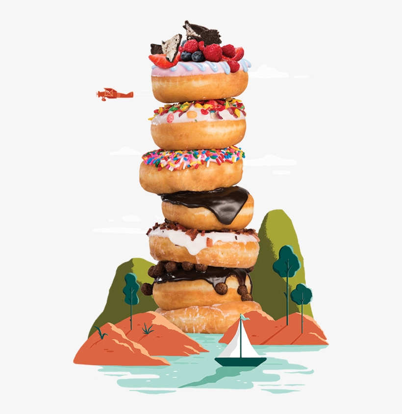 Brunch Favorites Donut Tower - Granite City Lawless Brunch, transparent png download