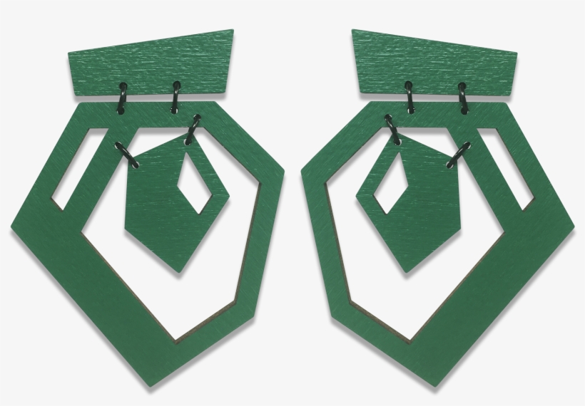 Jewel Green - Earrings, transparent png download