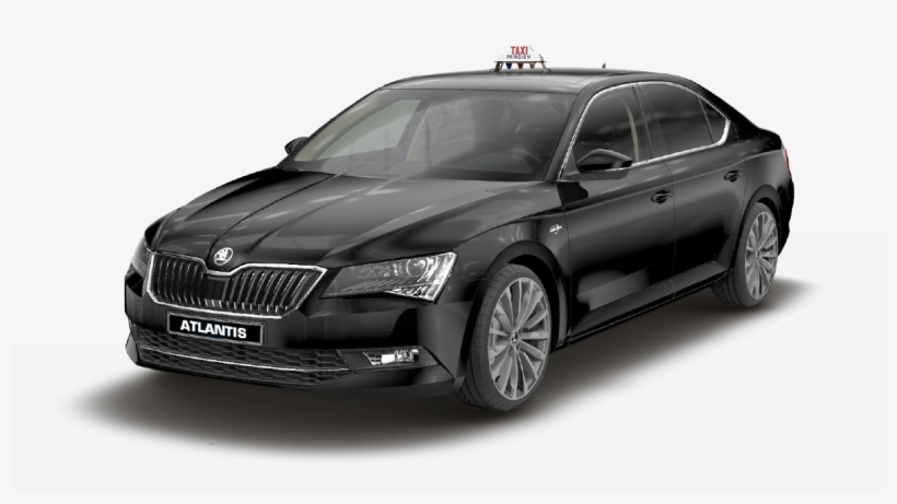 Vehicule Atlantis Taxis - Superb 4 Combi Black, transparent png download