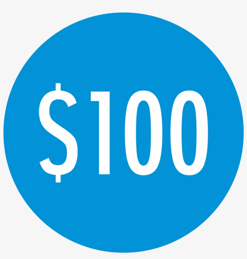 Donate100 Icon - S2n Design, transparent png download