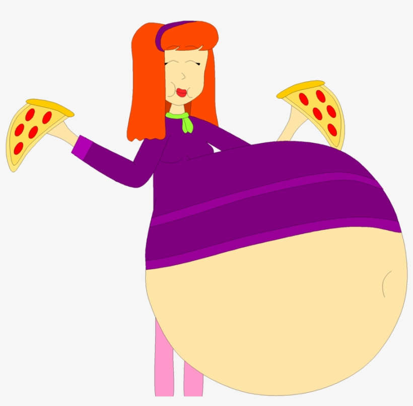 Pizza Stuffing Daphne By Angry - Clipart Of Daphnes, transparent png download