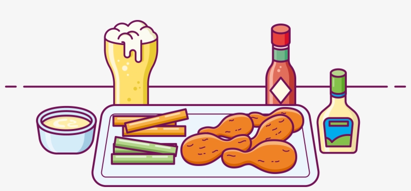 Fried Chicken Buffalo Wing Beer Fast Food - Fried Chicken, transparent png download