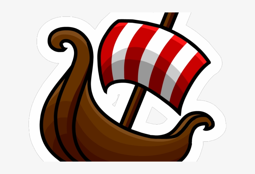 Viking Ship Clipart Viking Longboat - Viking Ship Clipart, transparent png download