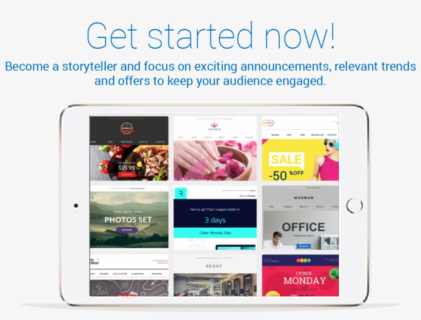 Become Storyteller Email Marketing - Smartphone, transparent png download