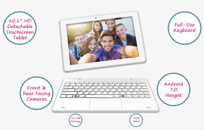 Tanoshi Kids Computers Features - Space Bar, transparent png download