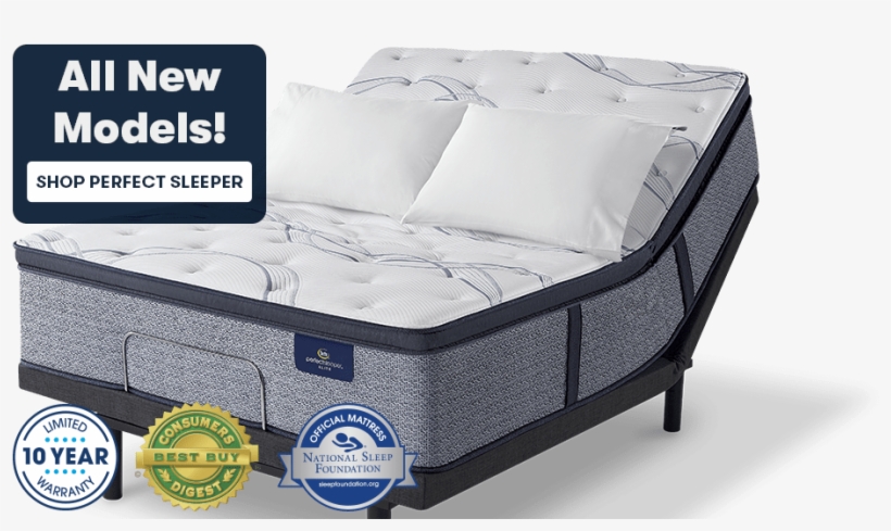 Perfect Sleeper Mattress On Adjustable Base - Consumers Digest, transparent png download