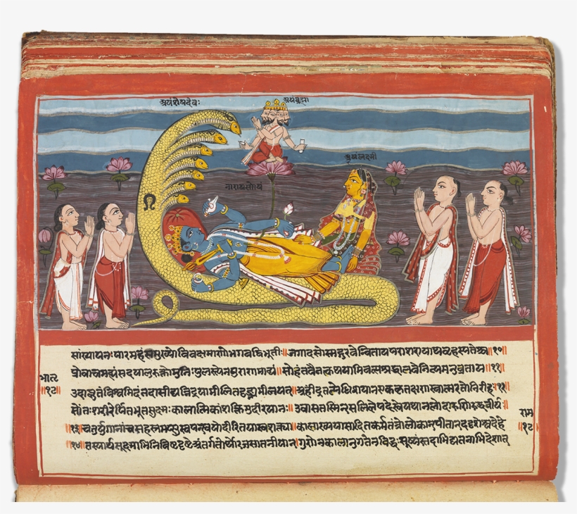 Bhagavata Purana In Four Volumes - Painting, transparent png download