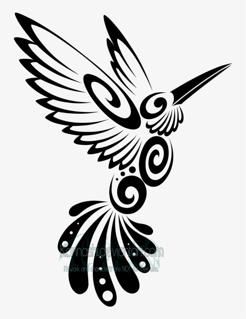 Hummingbird Clip Art Black And White, transparent png download