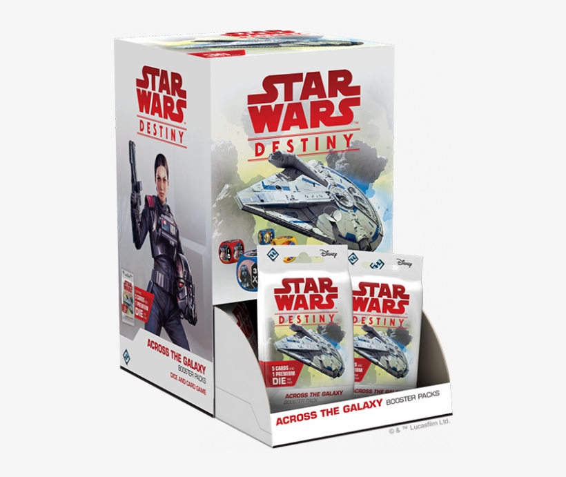 Across The Galaxy Booster Display - Star Wars Destiny Booster Box, transparent png download