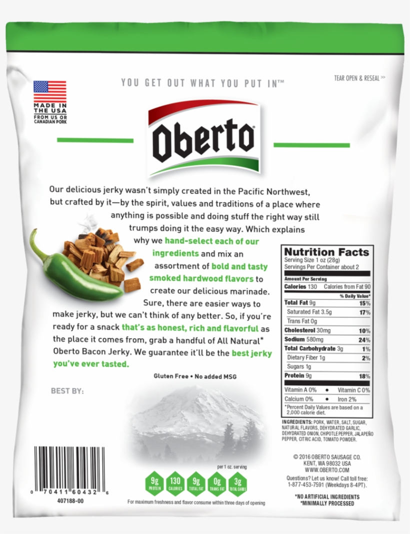 Jalapeno Png - Oberto, transparent png download
