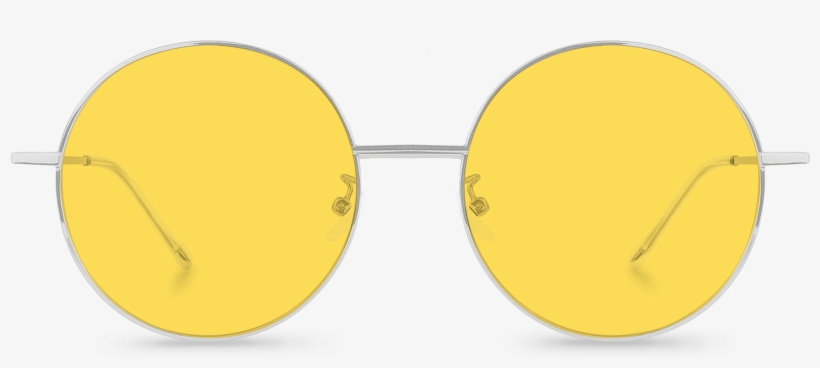 yellow round shades