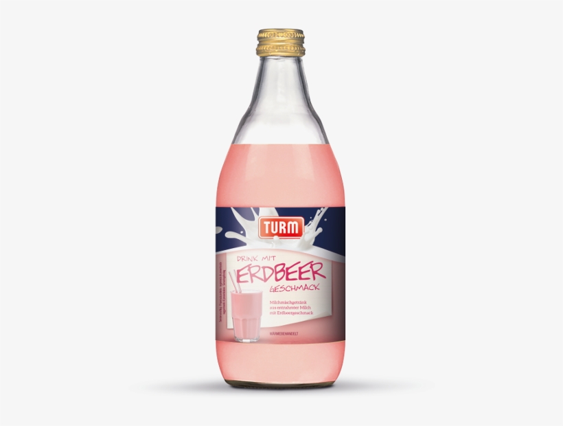 Strawberry-flavoured Drink - Schokodrink Glas, transparent png download