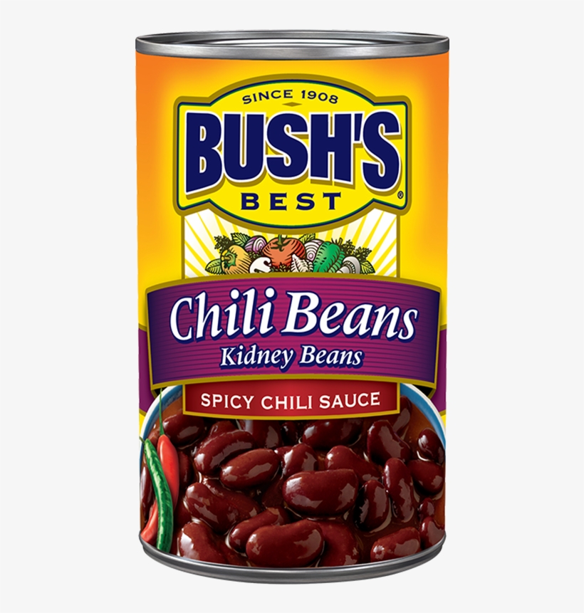 Bush's® Kidney Beans In A Spicy Chili Sauce - Chili Beans In Sauce, transparent png download