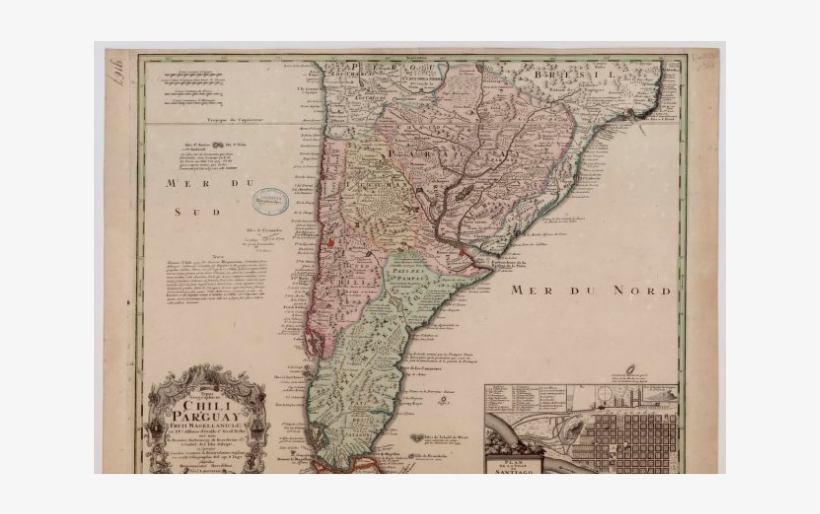 Chili Paraguay Freti Magallanici 1733 - Atlas, transparent png download