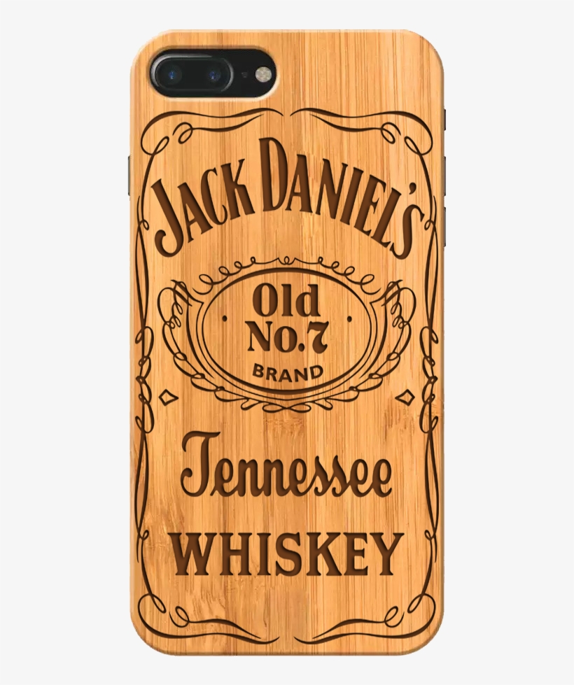 Jack Daniels Wooden Phone Case - Mobile Phone Case, transparent png download