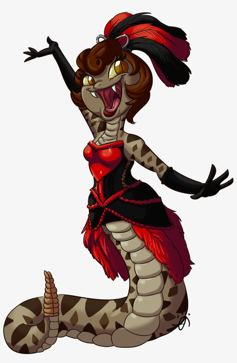 Cabaret Rattlesnake - Illustration, transparent png download