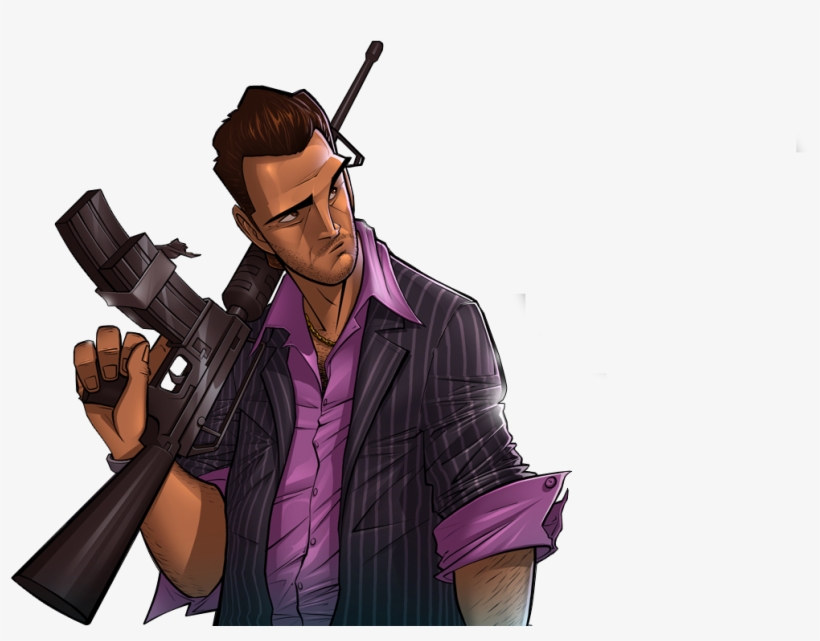 Para Montagem Com Foto Banners Templates E Muitos Relacionado - Gta Vice City Tommy Y Lance, transparent png download