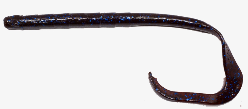 10" Mondo Worm - Fish Hook, transparent png download