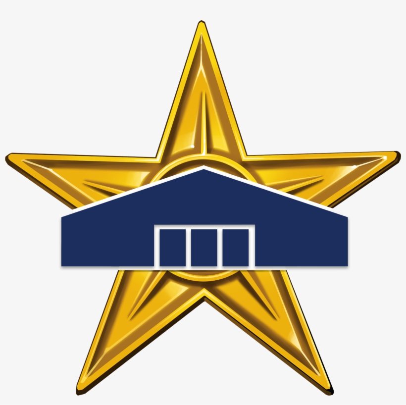 Hbll Barn Star - Gold Clipart Stars, transparent png download