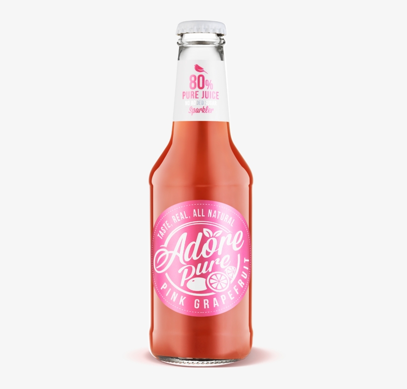 Pink Grapefruit - Beer Bottle, transparent png download