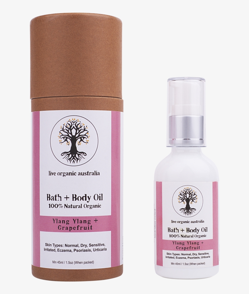 Organic Body Oil-ylang Ylang & Grapefruit, transparent png download