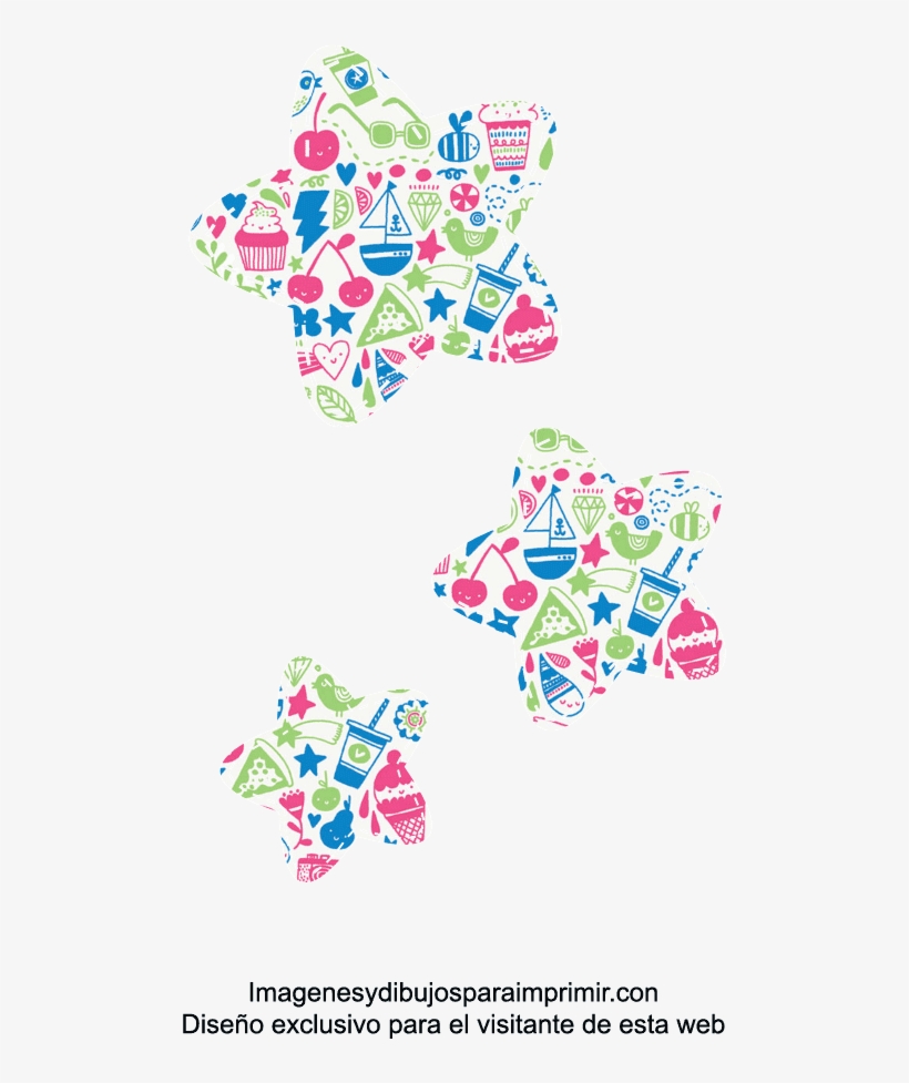 Estrellas Para Decorar Cumplea Os Imagenes Y Dibujos - Fondos Estrellas Para Cumpleaños, transparent png download