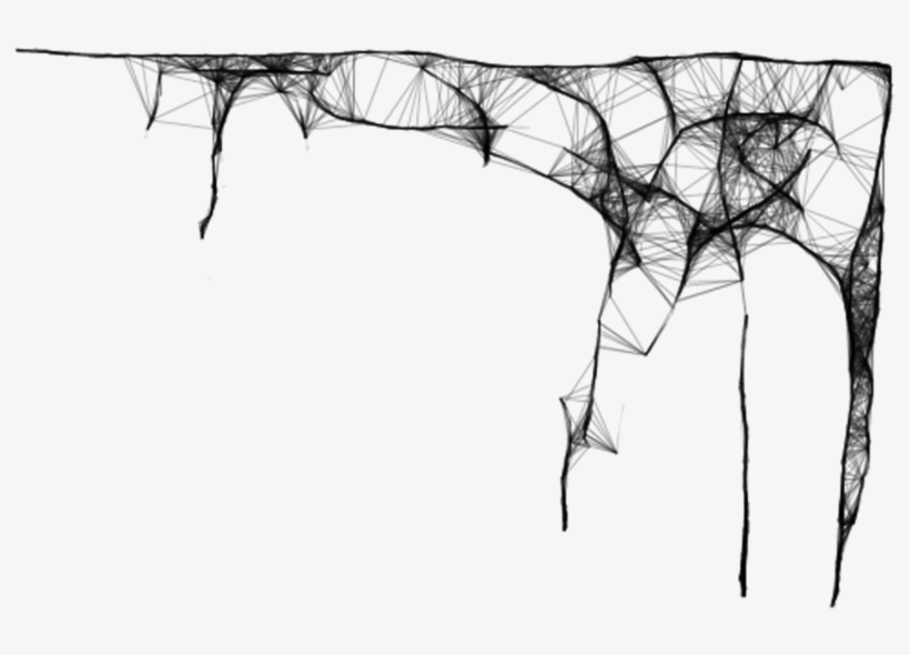 706 Cobweb 05 By Tigers-stock - Sketch, transparent png download