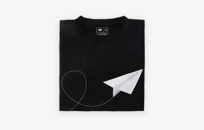 Paper Plane T-shirt - Pocket, transparent png download