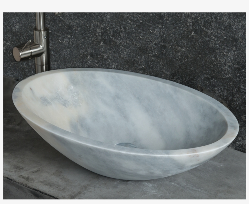 London Basin Bardiglio Marble - Bathroom Sink, transparent png download
