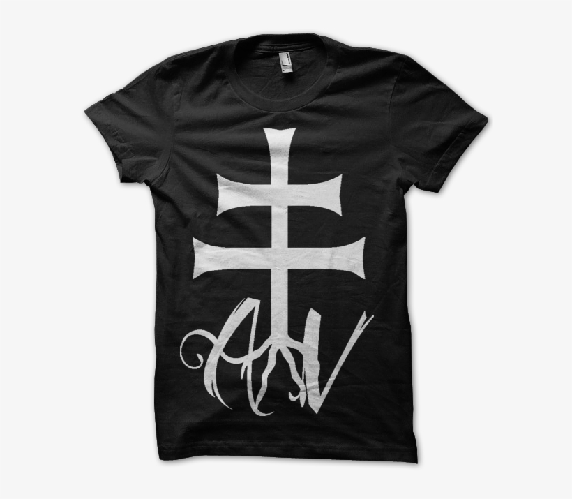 Image Of Antivist Black Cross T-shirt - Chester Bennington T Shirt, transparent png download