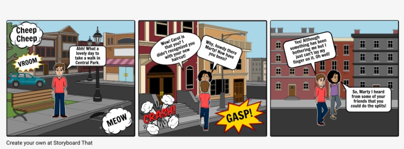 Marty And The Ripped Pants - Storyboard, transparent png download