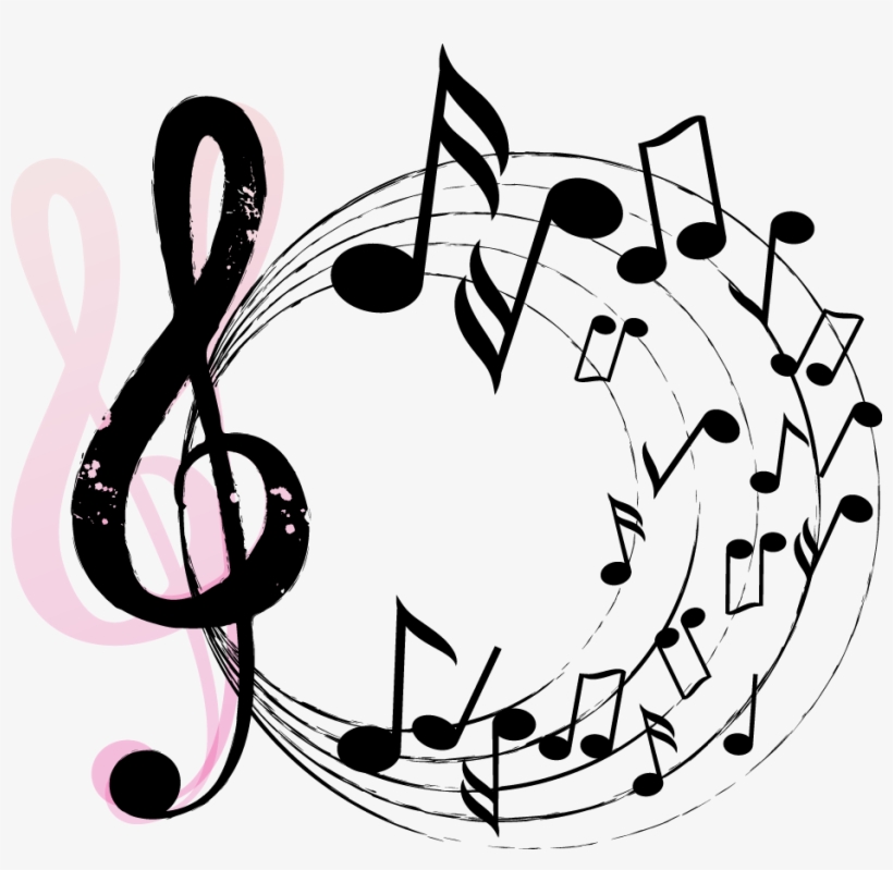 935 X 866 6 - Heart And Music Background, transparent png download