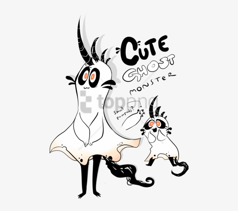 Free Png Cute Ghost Art Png Image With Transparent - Cute Ghost Art, transparent png download