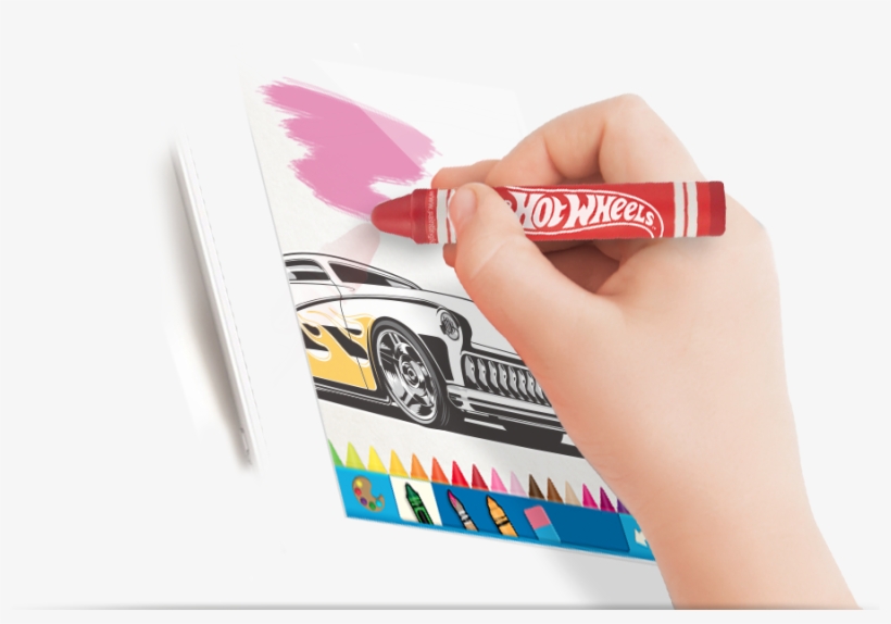 Kids Can Use The Digital Crayon Stylus With Any App - Hot Wheels, transparent png download