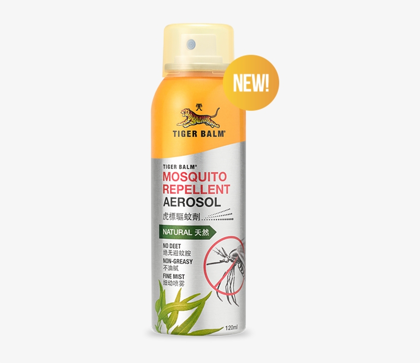 Tiger Balm Mosquito Repellent Aerosol - Best Mosquito Repellent In Sri Lanka, transparent png download