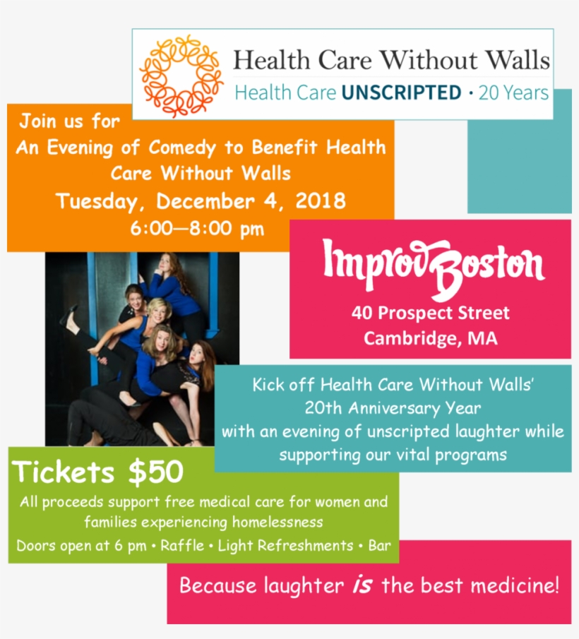 An Evening Of Comedy At Improvboston - Improv Boston, transparent png download