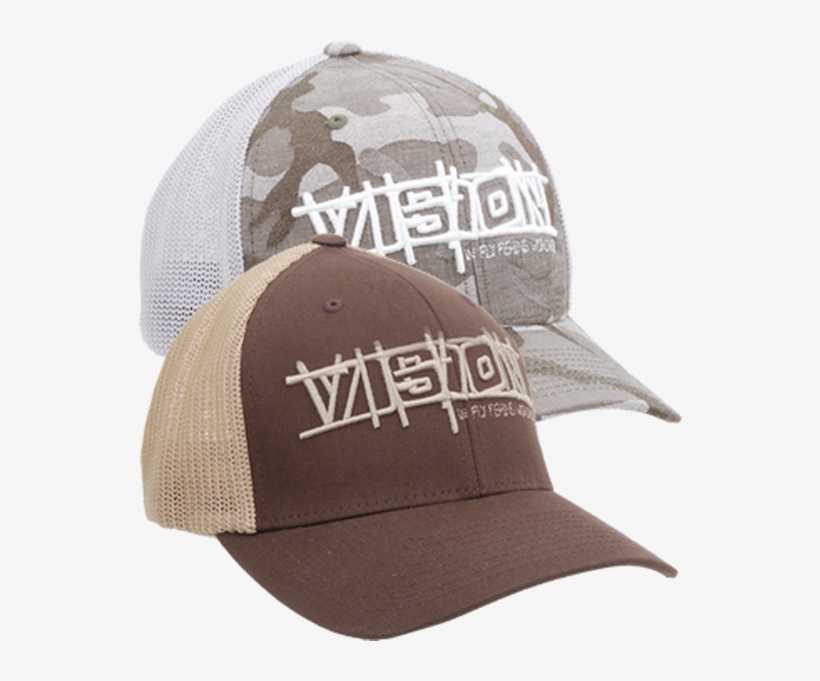Vision Flexfit Trucker - Vision Flexfit Hat Brown, transparent png download