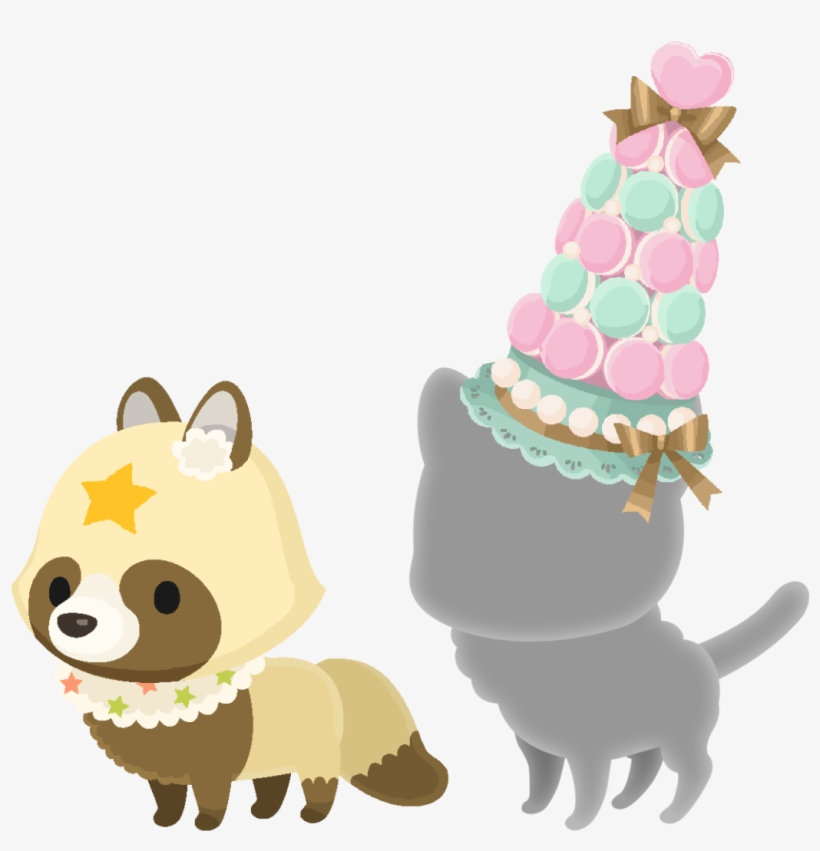 Coonstar Macaroon Tower Pet Part - Cartoon, transparent png download