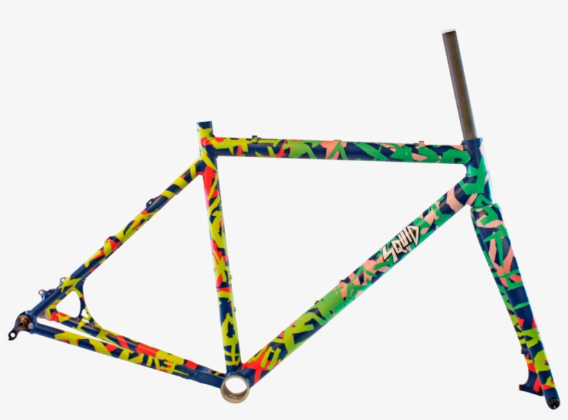 #s00262 Torn Tape Frameset - Fixie Frame, transparent png download