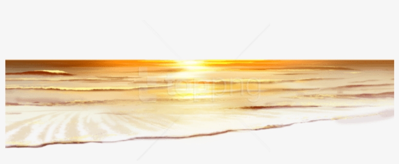 Free Png Download Sea Sunset Ground Png Images Background - Sunset Png, transparent png download