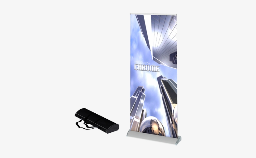 Home > Products > Roll Up & Banners > Roll Screen Chrome - Headphones, transparent png download