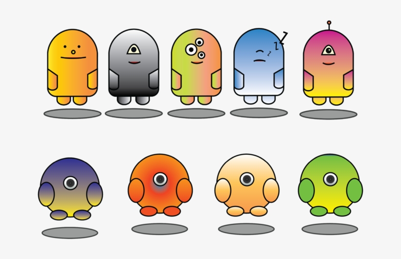 Aliens - Cartoon, transparent png download